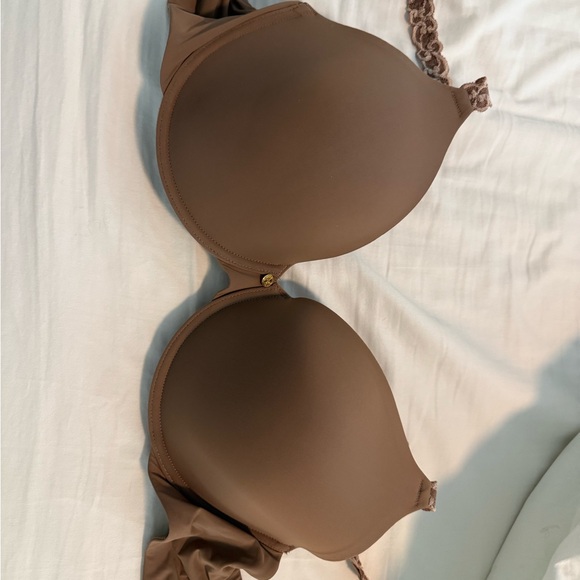 NWOT Natori Dark Tan underwire Bra with Lace Detail - Picture 3 of 3